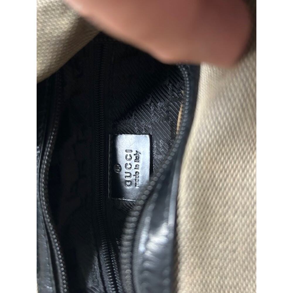 vintage gucci canvas shoulder bag - Picture 4 of 4